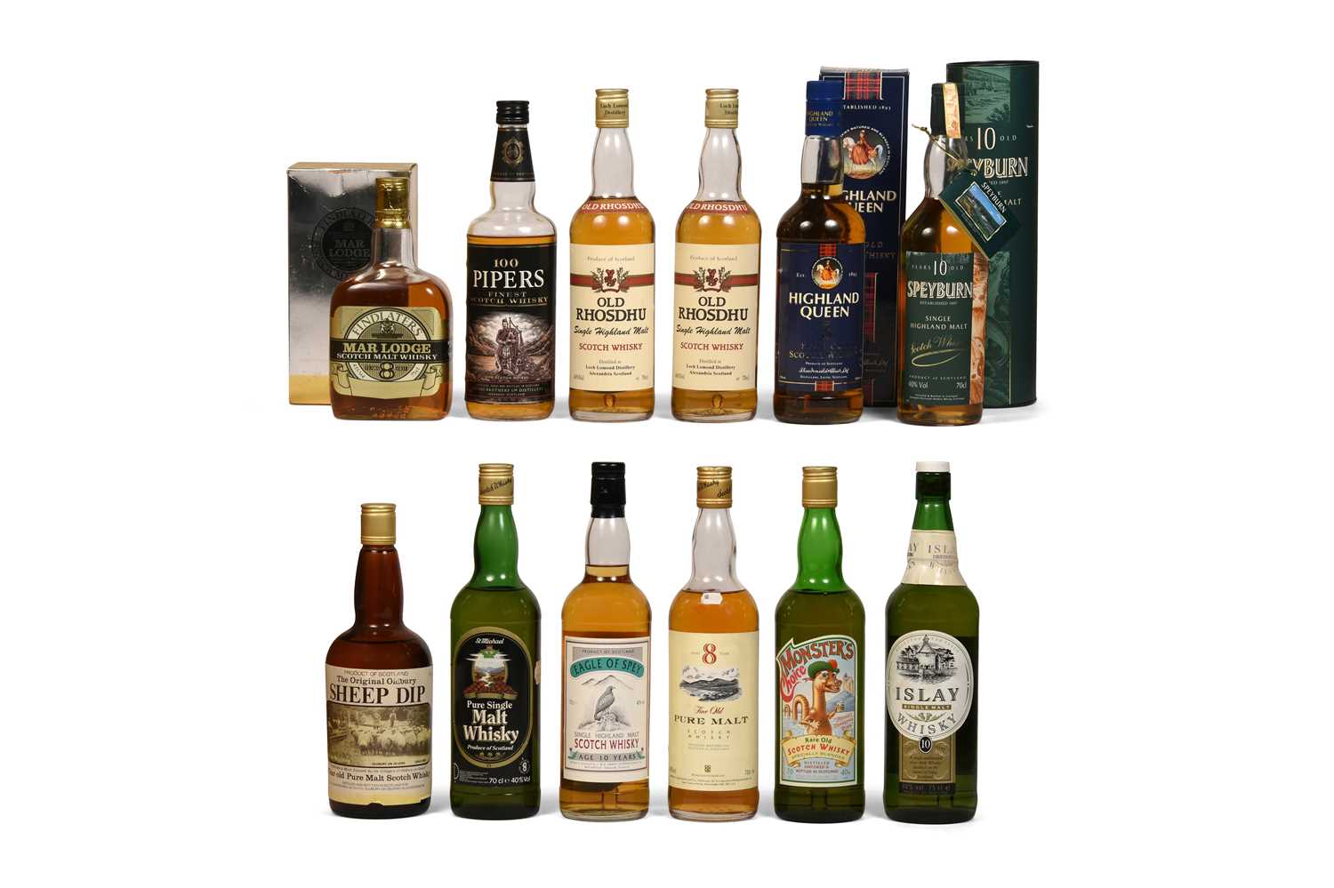 Lot 214 - A SELECTION OF BLENDS AND MALTS