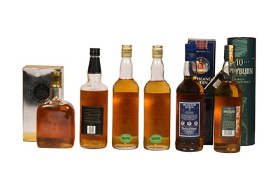 Lot 214 - A SELECTION OF BLENDS AND MALTS