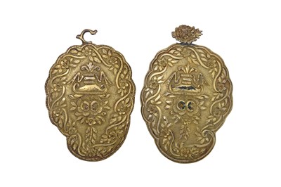 Lot 407 - A MERCURY GILT-COPPER (TOMBAC) BELT BUCKLE