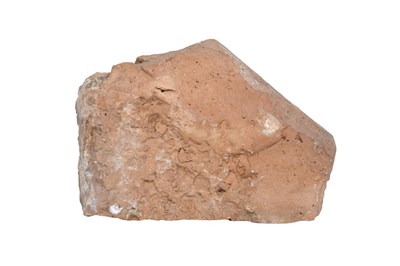 Lot 148 - A POLYCHROME CUERDA SECA POTTERY TILE FRAGMENT