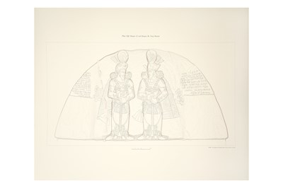Lot 88 - A SELECTION OF PHOTOGRAMMETRIC ELEVATIONS OF THE ARCHAEOLOGICAL SITE OF TAQ-I BUSTAN (III)