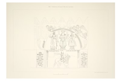 Lot 88 - A SELECTION OF PHOTOGRAMMETRIC ELEVATIONS OF THE ARCHAEOLOGICAL SITE OF TAQ-I BUSTAN (III)