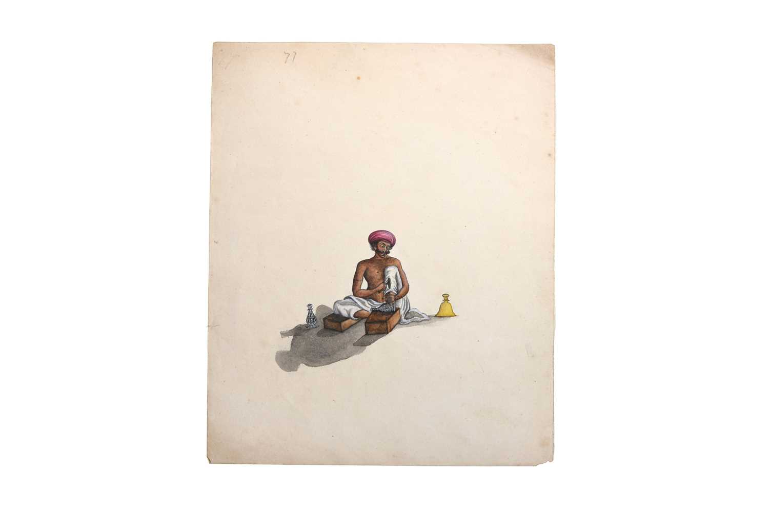 Lot 159 - AN INDIAN BIDRI BLACKSMITH