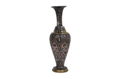 Lot 419 - A CAST-BRONZE DECORATIVE ALHAMBRA VASE MODEL
