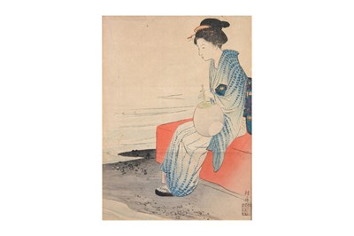 Lot 293 - TWO JAPANESE WOODBLOCK PRINTS OF BEAUTIES