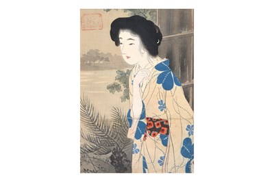 Lot 293 - TWO JAPANESE WOODBLOCK PRINTS OF BEAUTIES