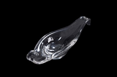Lot 80 - 2 GLASS CENTERPIECE BOWLS