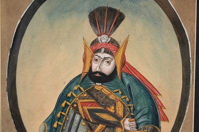 Lot 89 - EIGHT WATERCOLOUR PORTRAITS OF OTTOMAN SULTANS