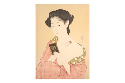 Lot 227 - A JAPANESE FOLIO OF PRINT REPRODUCTIONS AFTER HASHIGUCHI GOYO (1881 – 1921)
