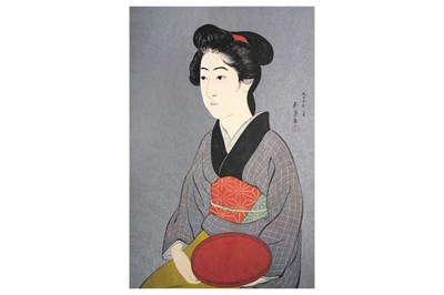 Lot 227 - A JAPANESE FOLIO OF PRINT REPRODUCTIONS AFTER HASHIGUCHI GOYO (1881 – 1921)