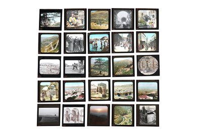 Lot 94 - A TRIP TO THE LEVANT: BEIRUT TO DAMASCUS, SEVENTY-NINE PHOTOGRAPHIC GLASS SLIDES