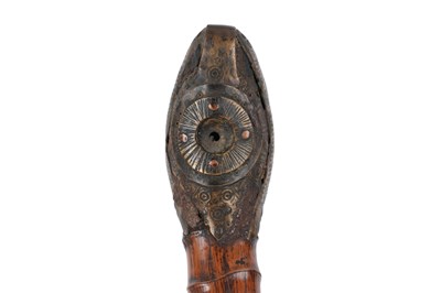 Lot 210 - λ A JAPANESE MEIJI BAMBOO OPIUM PIPE