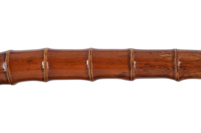Lot 210 - λ A JAPANESE MEIJI BAMBOO OPIUM PIPE