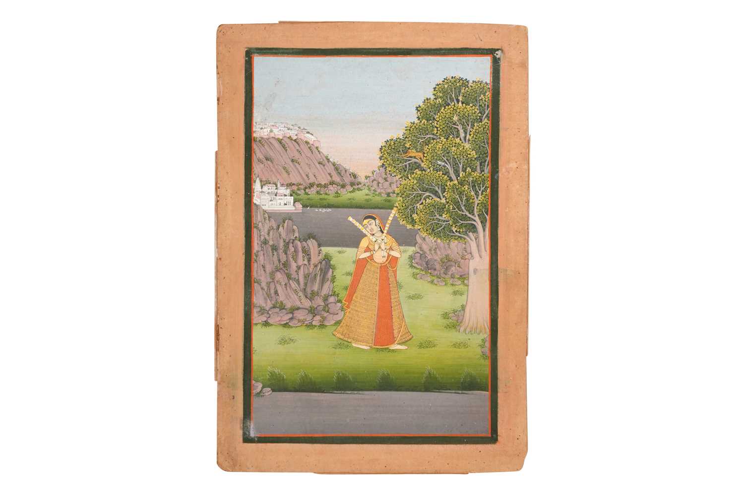 Lot 2 - AN ILLUSTRATED FOLIO FROM A RAGAMALA SERIES: GAURI RAGINI