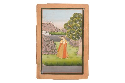 Lot 2 - AN ILLUSTRATED FOLIO FROM A RAGAMALA SERIES: GAURI RAGINI