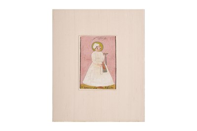 Lot 3 - A STANDING PORTRAIT OF THE MAHARAJA OF KISHANGARH