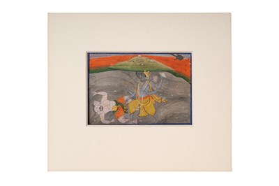 Lot 18 - VARAHA SLAYING THE DEMON HIRANYAKSHA