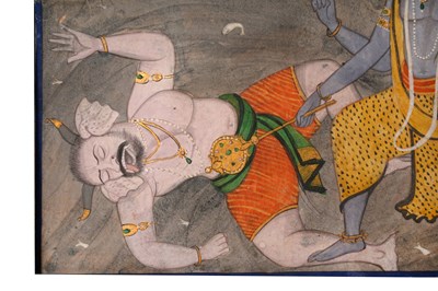 Lot 18 - VARAHA SLAYING THE DEMON HIRANYAKSHA