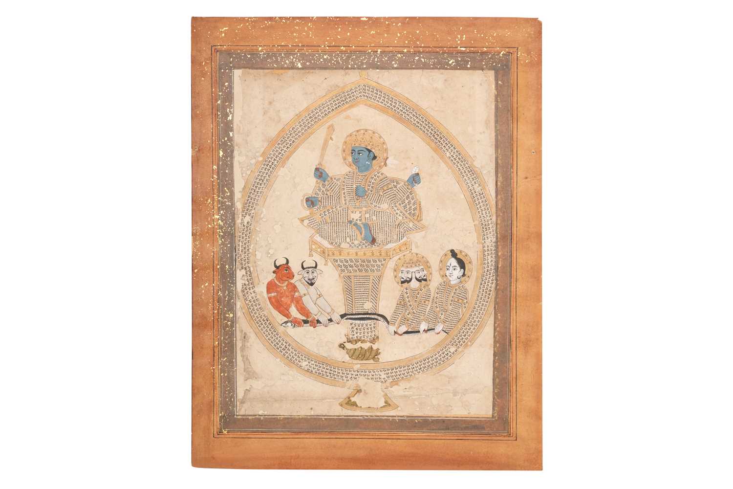 Lot 17 - THE CHURNING OF THE OCEAN OF MILK (SAMUDRA MANTHANA)