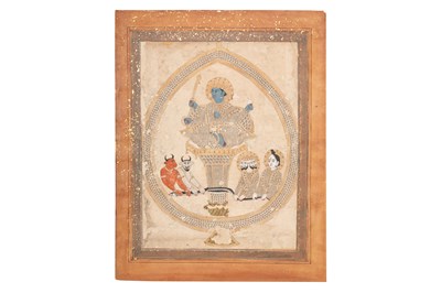 Lot 17 - THE CHURNING OF THE OCEAN OF MILK (SAMUDRA MANTHANA)