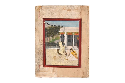 Lot 25 - AN INDIAN MAIDEN’S BEAUTY RITUAL
