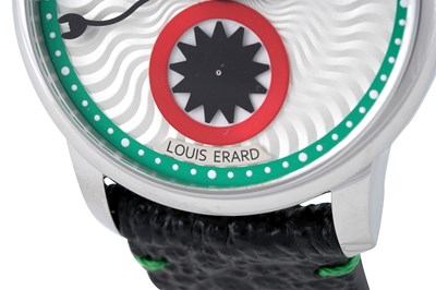 Lot 21 - A LIMITED EDITION LOUIS ERARD KONSTANTINIDOU CHAYKIN GREEN WRISTWATCH