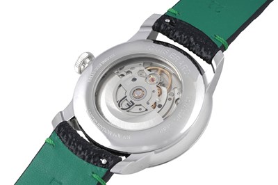 Lot 21 - A LIMITED EDITION LOUIS ERARD KONSTANTINIDOU CHAYKIN GREEN WRISTWATCH