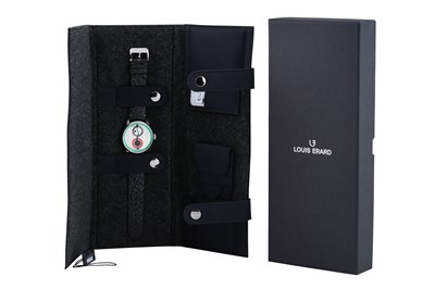 Lot 21 - A LIMITED EDITION LOUIS ERARD KONSTANTINIDOU CHAYKIN GREEN WRISTWATCH