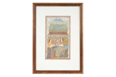 Lot 149 - A MUGHAL-REVIVAL PALATIAL TERRACE SCENE