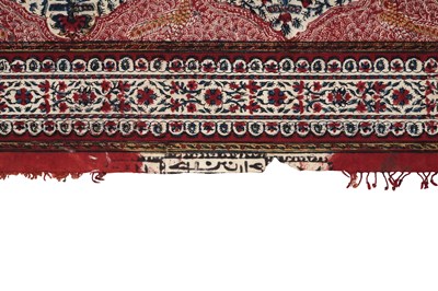 Lot 104 - A KASHMIRI SHAWL-STYLE KALAMKARI HANGING