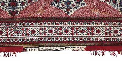 Lot 104 - A KASHMIRI SHAWL-STYLE KALAMKARI HANGING