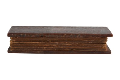 Lot 186 - A SOUTH INDIAN PALM LEAF MANUSCRIPT WITH NUMERICAL CHARTS AND DIAGRAMS