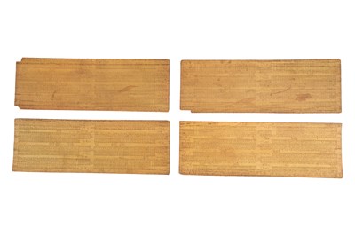 Lot 186 - A SOUTH INDIAN PALM LEAF MANUSCRIPT WITH NUMERICAL CHARTS AND DIAGRAMS