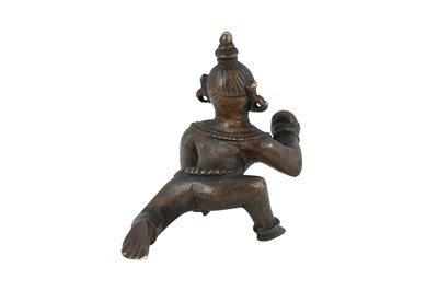 Lot 178 - A BRONZE FIGURINE OF BALA KRISHNA