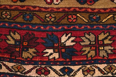 Lot 276 - A RARE ANATOLIAN JEWISH PRAYER RUG WITH HEBREW INSCRIPTION