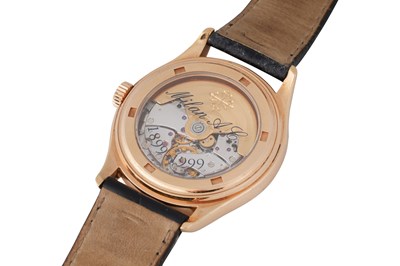 Lot 14 - A UNIQUE PATEK PHILIPPE FROM THE FOOTBALL PLAYER SEBASTIANO ROSSI