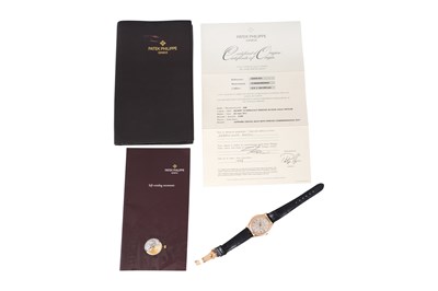 Lot 14 - A UNIQUE PATEK PHILIPPE FROM THE FOOTBALL PLAYER SEBASTIANO ROSSI