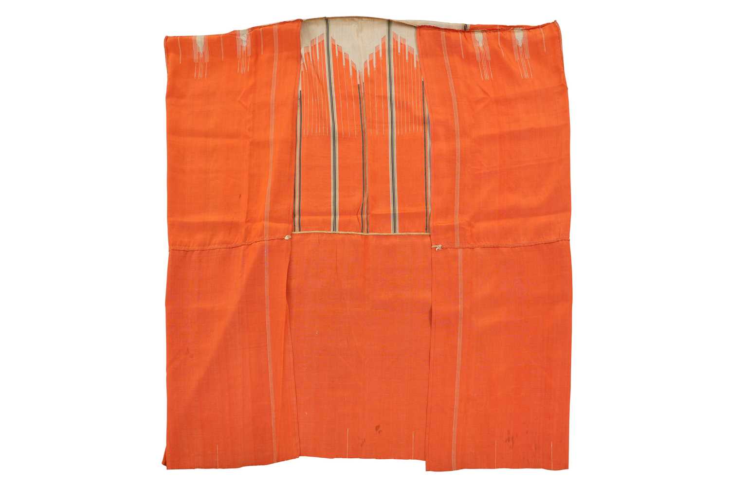 Lot 271 - AN ORANGE ABA OR ABHAYA ROBE