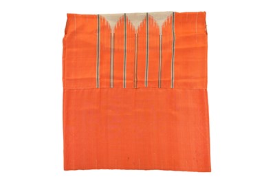 Lot 271 - AN ORANGE ABA OR ABHAYA ROBE