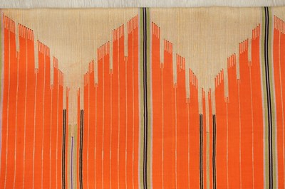 Lot 271 - AN ORANGE ABA OR ABHAYA ROBE