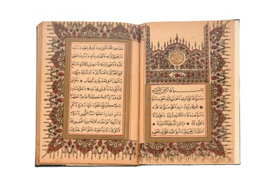 Lot 72 - TWO ISLAMIC MANUSCRIPTS AND A PRINTED DALA’IL AL-KHAYRAT BY AL-JAZULI (d. 1465)