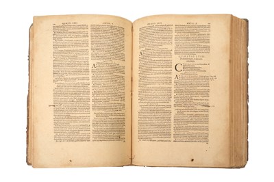Lot 120 - SUMMA THEOLOGICA (SUMMARY OF THEOLOGY) BY THOMAS AQUINAS (1225–1274), THIRD VOLUME