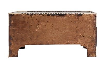 Lot 157 - λ AN OTTOMAN MOTHER-OF-PEARL, TORTOISESHELL AND BONE-INLAID WOODEN LOW CABINET