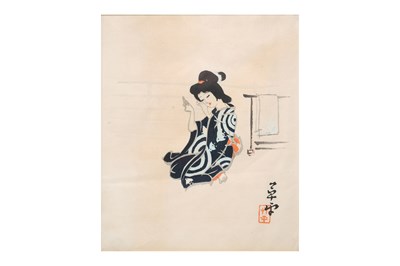 Lot 218 - THREE JAPANESE WOODBLOCK PRINTS
