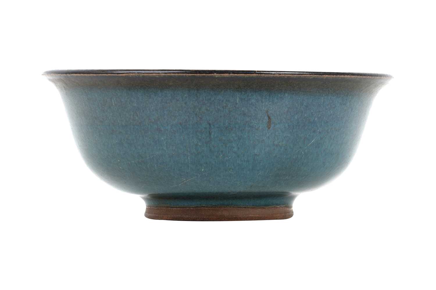 Lot 85 - A CHINESE PURPLE-SPLASHED JUNYAO BOWL