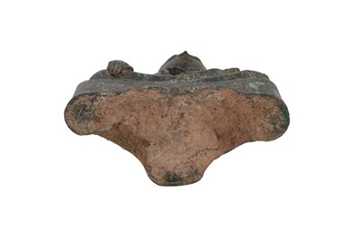 Lot 172 - A THAI BRONZE SEATED BUDDHA FIGURINE