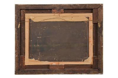 Lot 116 - A FRENCH ORIENTALIST PAINTING: A STREET SCENE IN THE LEVANT