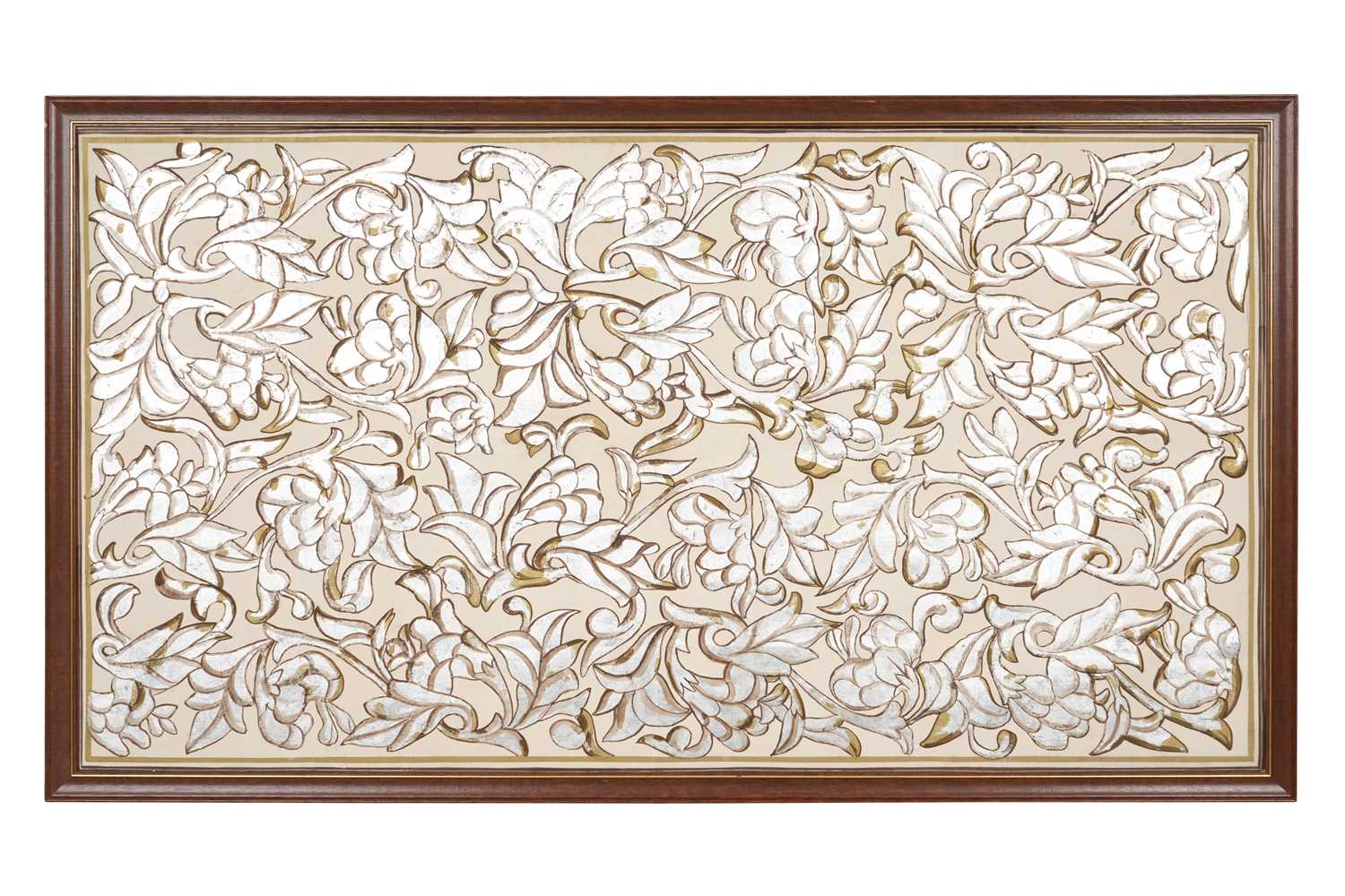 Lot 110 - SILVER FLORAL BLOSSOM
