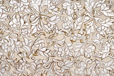 Lot 110 - SILVER FLORAL BLOSSOM