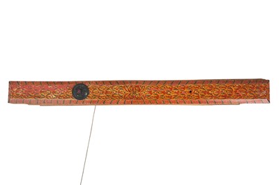 Lot 46 - A SINHALA PALM-LEAF BUDDHIST MANUSCRIPT WITH LACQUERED BOOK COVERS